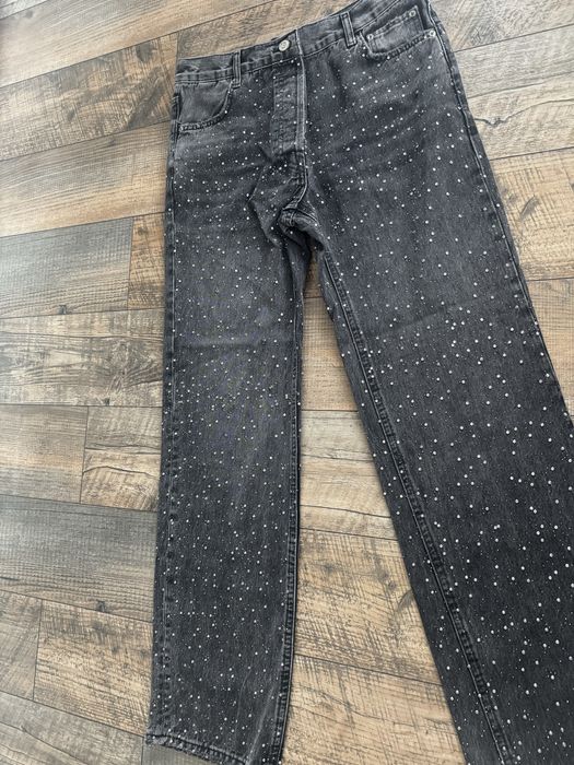 Дънки ZARA с камъни