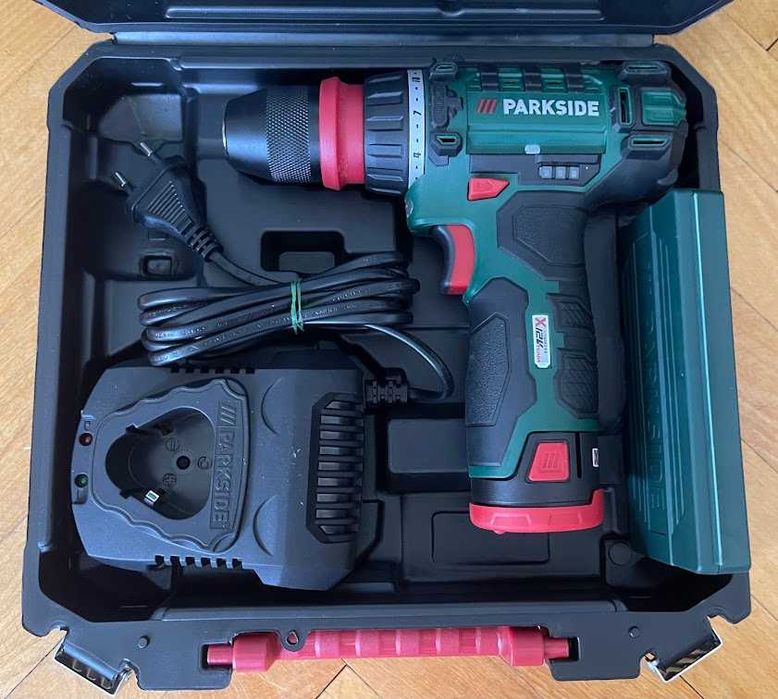 Нов винтоверт Parkside 12V с две скорости и свалящ се патронник