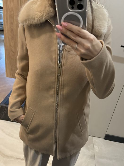 River island зимно бежово палто