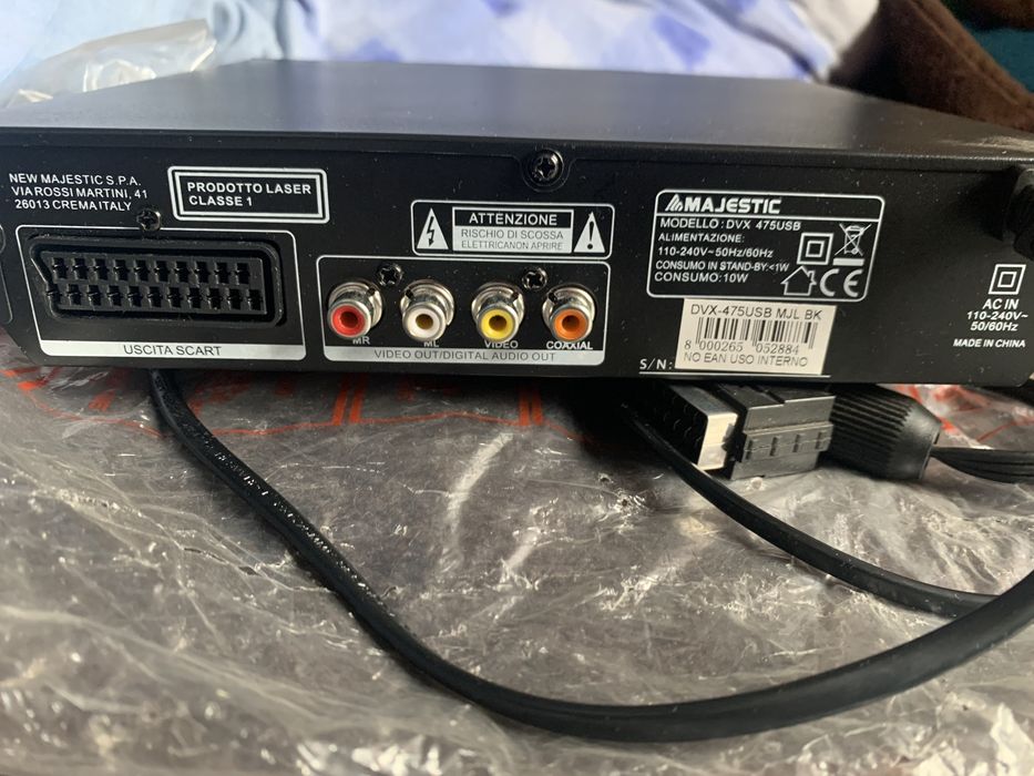 Dvd cu stik, telecomanda, nou