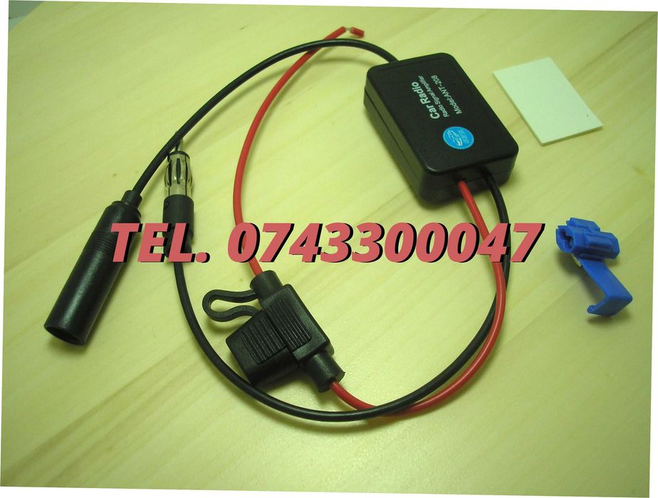 Amplificator Pentru Semnal Antena Radio Auto Camioane Etc Fm 12v