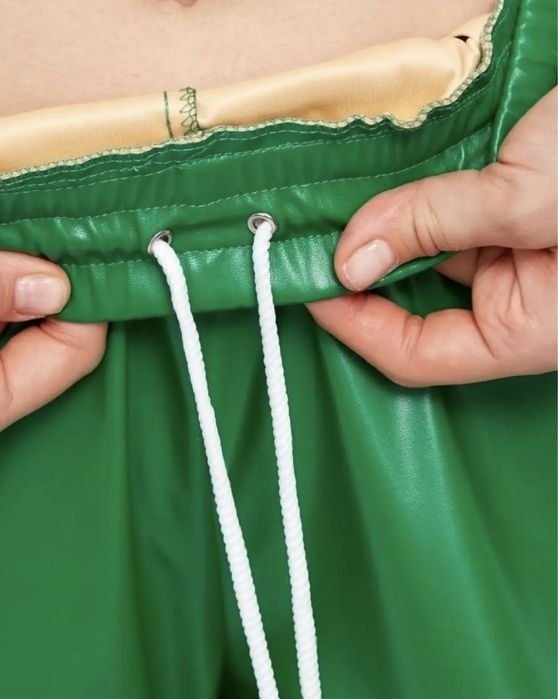 Брюки экокожа