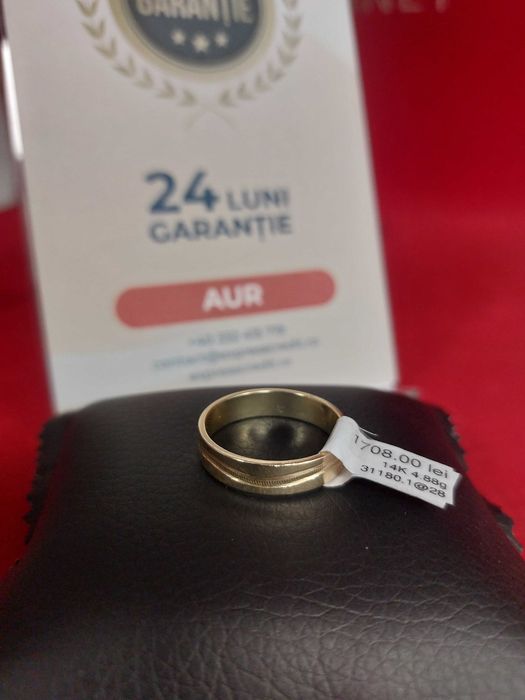 (B.31180.1 / Doi Baieti) Verigheta aur 14K - 4.88g / 1708 lei