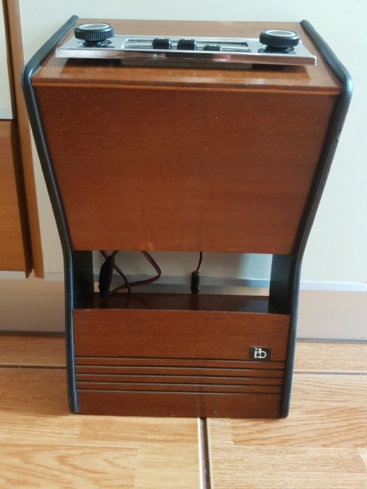Consola centrala lemn / capitonaj Oldtimer  , retro auto , radio