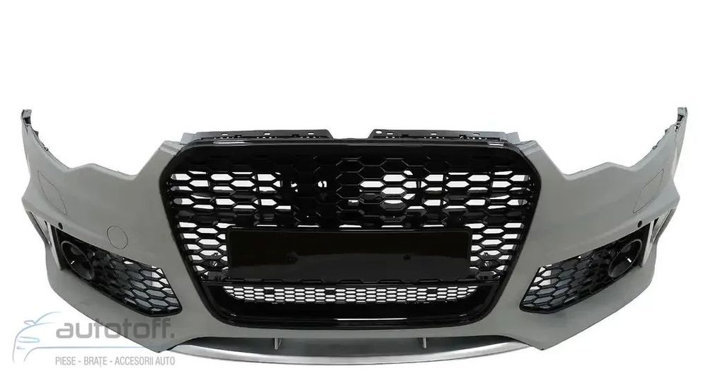 Bara Fata cu Grila Centrala compatibil cu Audi A6 4G (2011-2015) RS6 Design