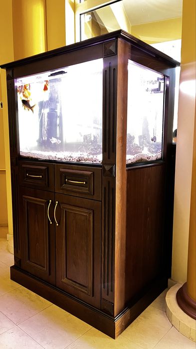 Аквариум 200 л с шкаф