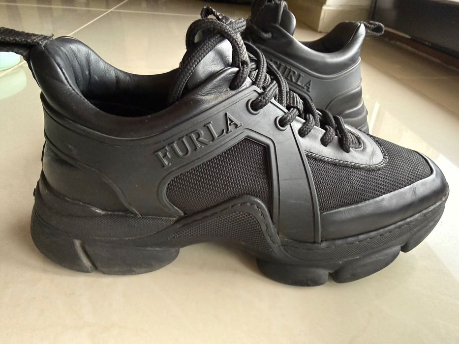 Оригинални Furla маратонки от естествена кожа