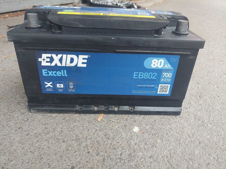 Стартов акумулатор EXIDE Excell 12V  80Amh 700A