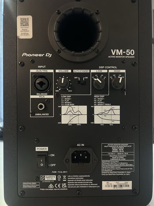 Мониторни Тонколони Pioneer VM-50 + Genini  MM1 Контролер