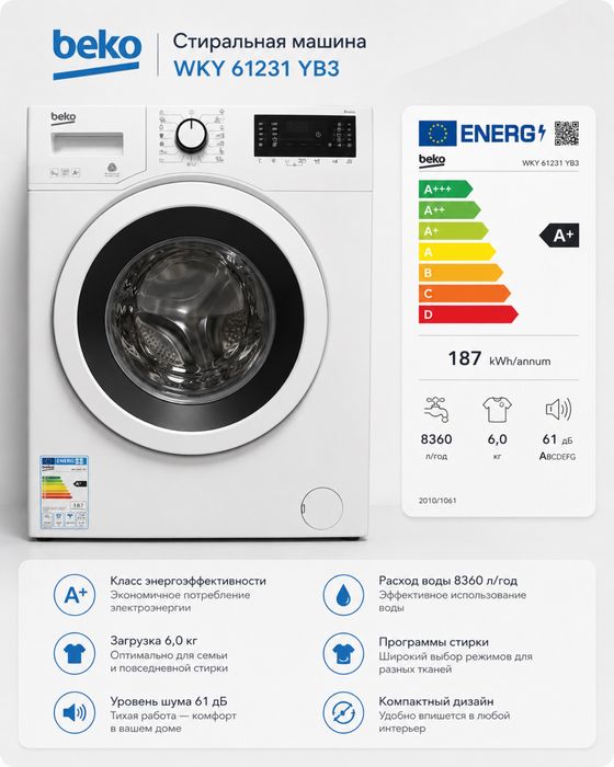 БЫСТРАЯ ПРОДАЖА! Стиральная машина Beko