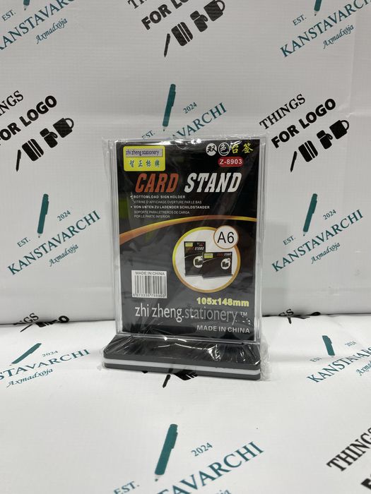 Tablichka Menyholder Tebltenreklamniy A4 A5 A6 A7 A8 razmerlari mavjud