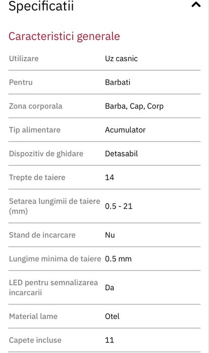 Aparat de tuns multifunctional 11 in 1 BRAUN Seria 5 AIO5560, Sigilat