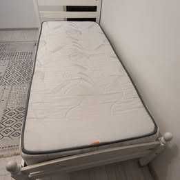 Pat de o persoana 90/200 cu saltea