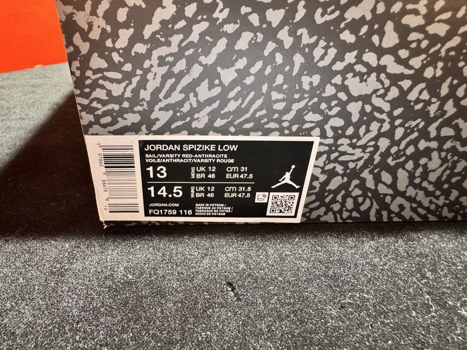 Оригинални! Nike Jordan Spizike Low - 47.5 ShoeMag