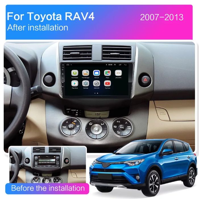 Navigatie Toyota Rav 4 ( 2007 - 2018 ) 4GB Garantie Camera Marsarier