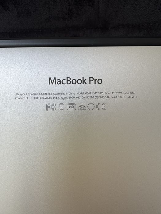 Macbook pro (Retina, 13-inch, 2015)