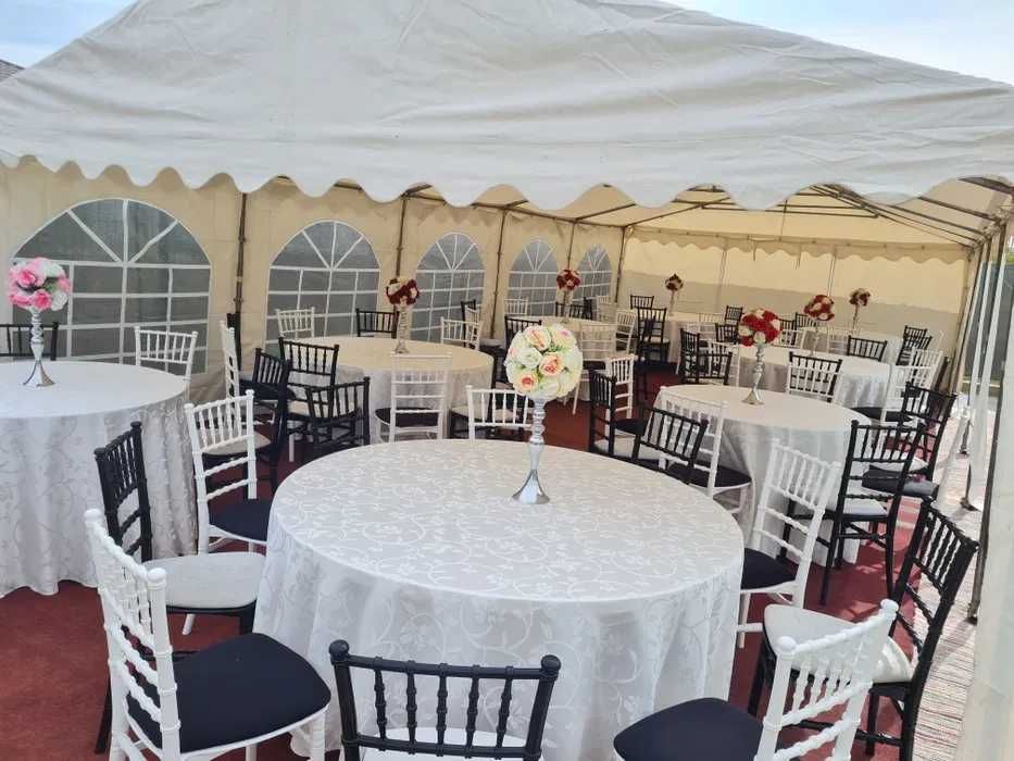 Corturi / Pavilioane Evenimente | Mese Rotunde | Scaune Nuntă