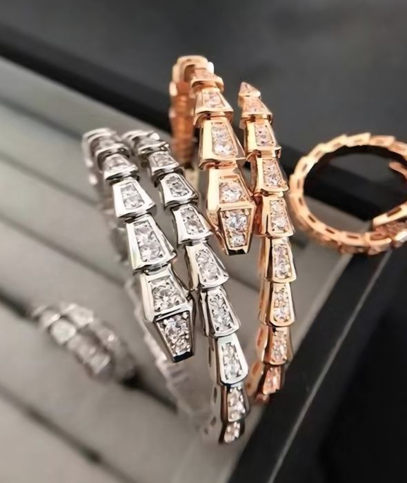 Браслеты Bvlgari позолота 18к