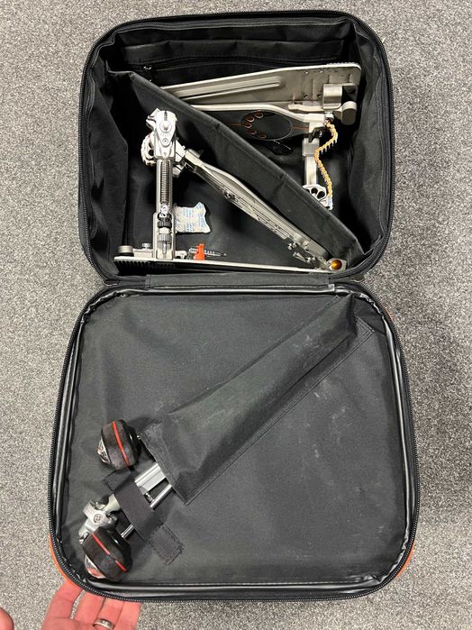 Pedală dublă Pearl Demon Chain P-3002C – completă, stare excelentă