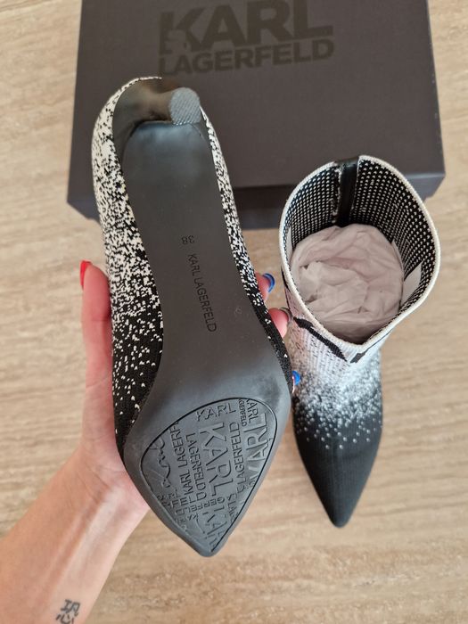 Botine de Primavara/Toamna Tricotate Karl Lagerfeld Pandora - 38