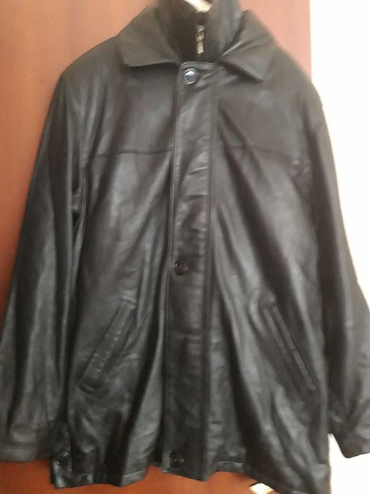 Куртка мужская, кожаная