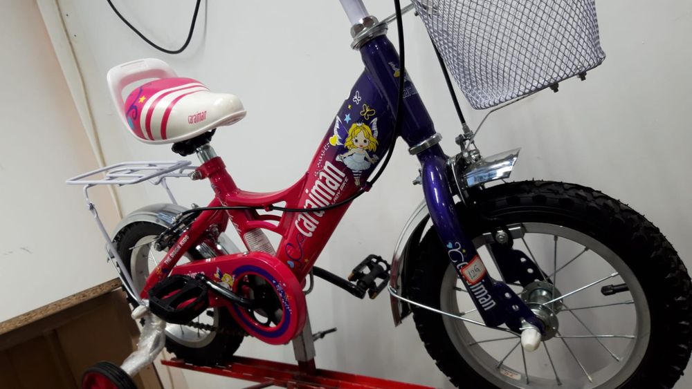 Bicicleta cu roata de 12 inch. Diverse culori. La bax. Noua!