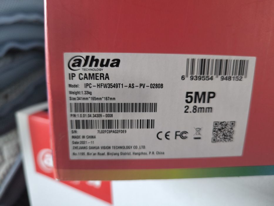 Dahua IPC-HFW3549T1-AS-PV