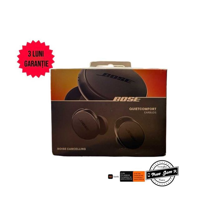 Casti Bose Quietcomfort Earbuds ANC Black / Blue | TrueGSM