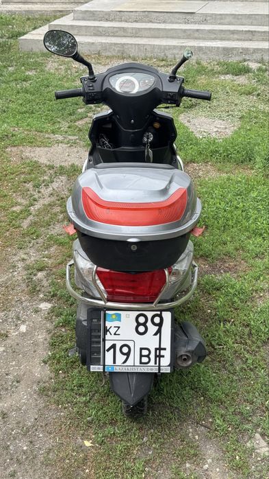 Мопед м8 серый цвет