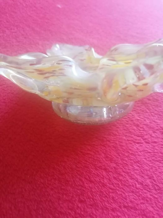 vand bomboniera vintage masiva auriu sidefat