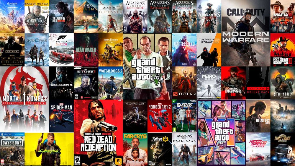 Игры на Компьютер Windows GTA6,Mafia,Pubg,CS2,LastofUs-Fifa26-DaysGone