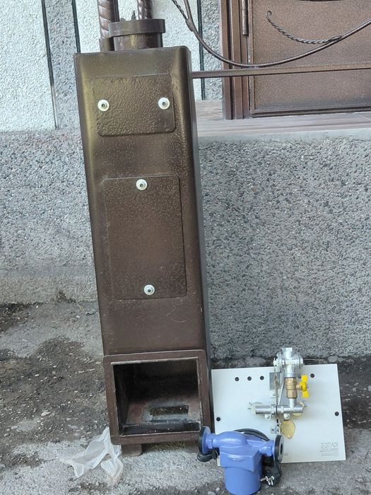 Новая печь под газ