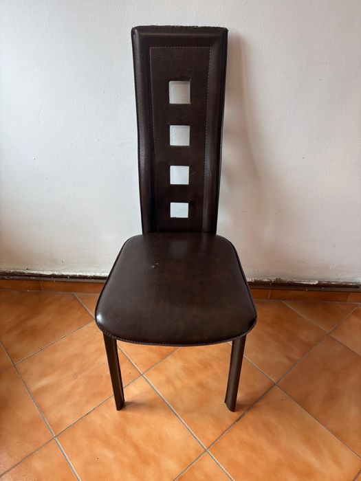 Scaune de piele  - Set 6 bucati
