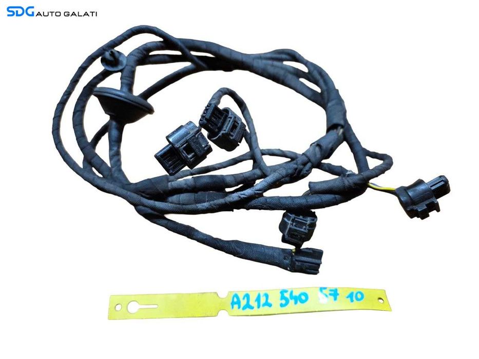 Cablaj Instalatie Electrica pentru Senzori Parcare Bara Spoiler Spate Mercedes Clasa E Class W212 2009 - 2016 Cod A2125405710 [N4625]