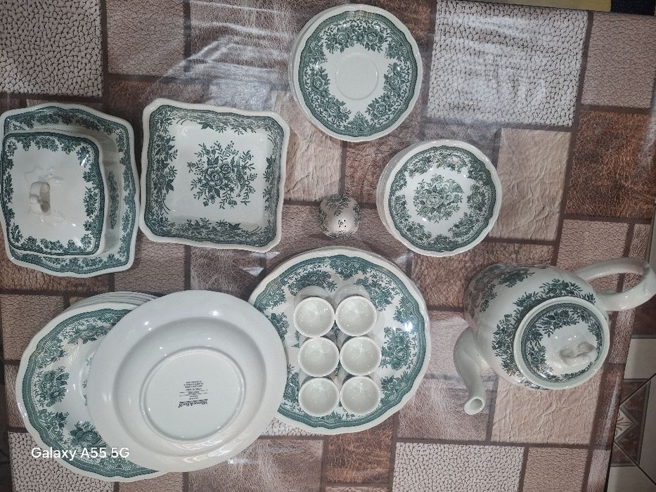 Serviciu masă Vitange Villeroy&Bosch "Fasan Green " 22 piese