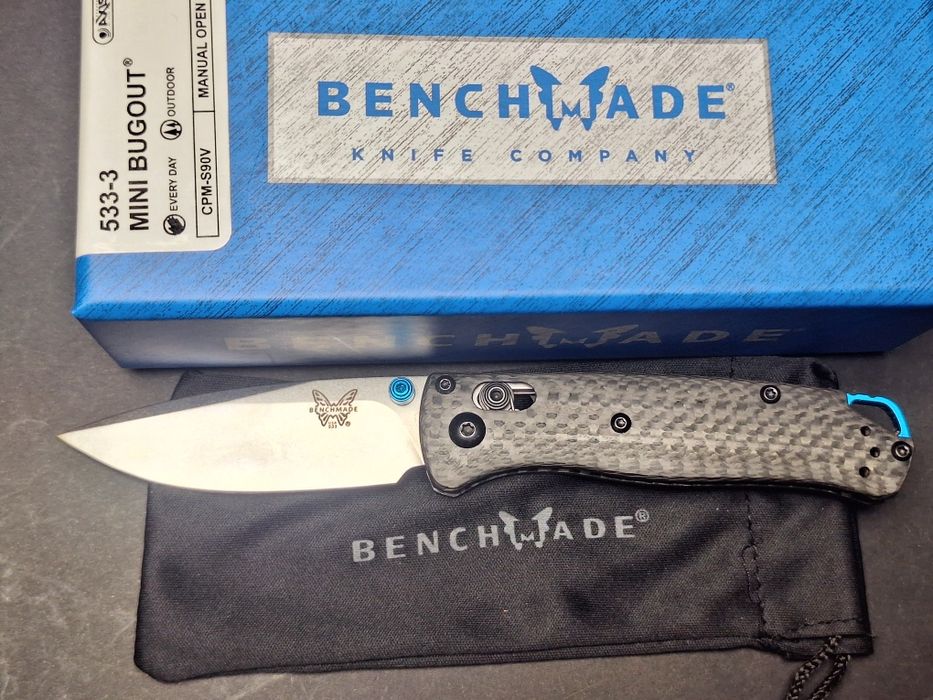 Нож Benchmade 533-3 Mini Bugout-Carbon