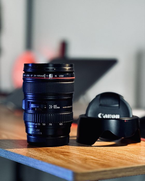 Obiectiv canon 24-105 mm f4L montura EF