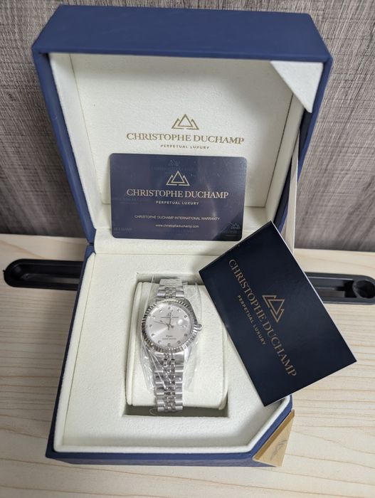 Christophe Duchamp elysees Mother of Pearl cu 11 Diamante Nou Garantie