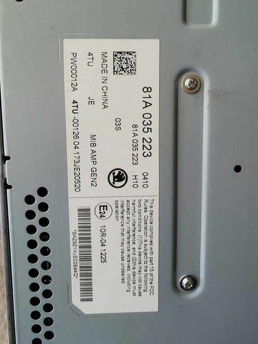 boxa boxe canton skoda superb 3 amplificator canton superb 3