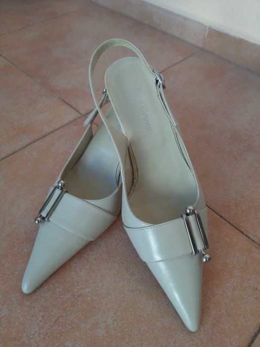 Обувки ЕСТЕСТВЕНА Кожа"Bari Group"с красиви Катарами! НОВИ! №36 !