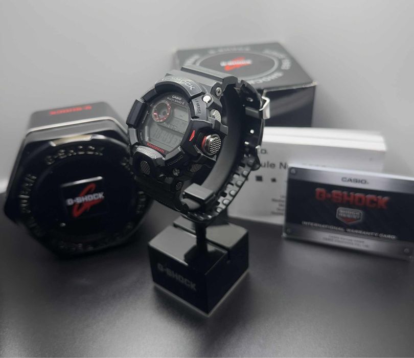 Часовник Casio G-Shock RangeMan GW-9400-1A Tough solar, Radio control