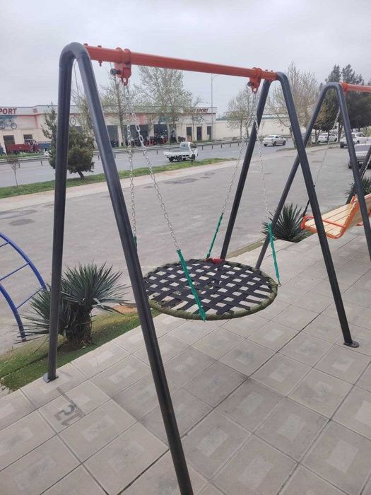 Качели гнездо усиленные | металлические | для двора и сада
