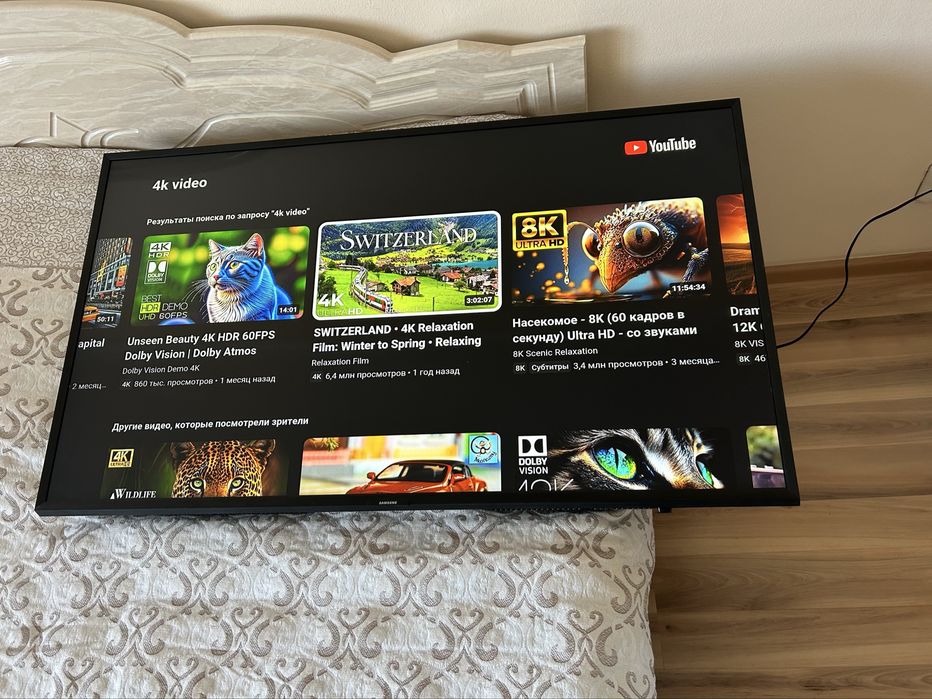 Телевизор Samsung smartTv 4K (110cm) wifi