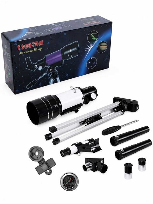 Astronomik teleskop F30070M– 150 x martagacha yaqinlashtirish