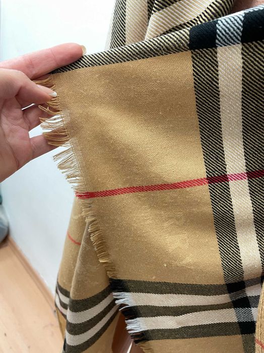 BURBERRY дамски кашмирен шал 100% КАШМИР
