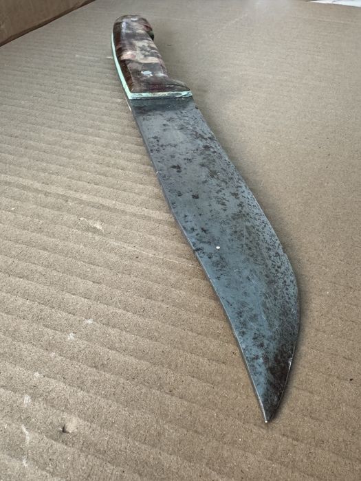 Стар нож 30см , гравиран
