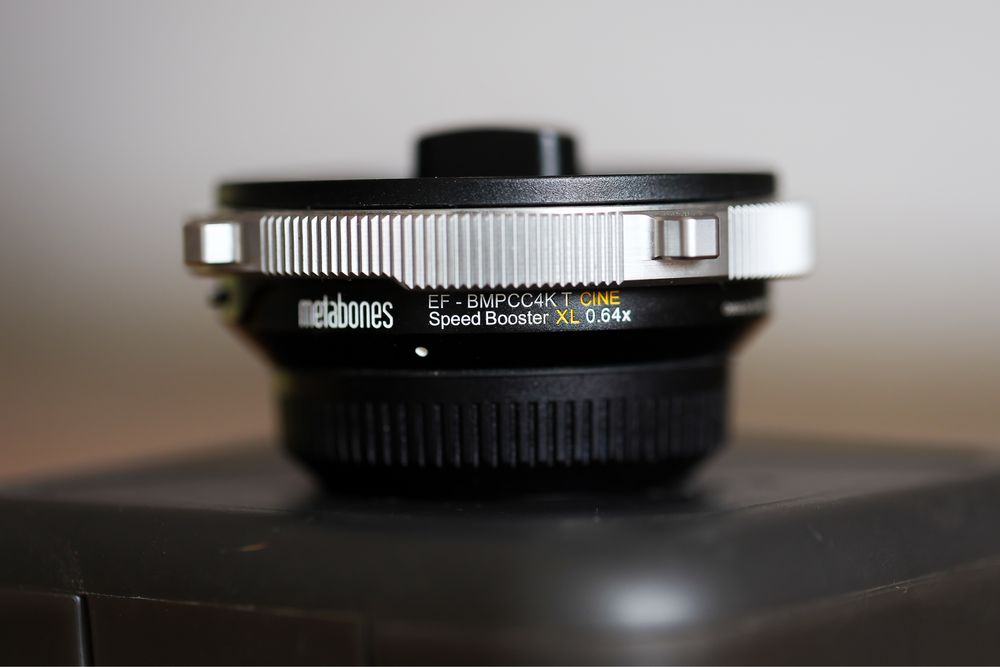 Adaptor Metabones Canon EF - BMPCC Blackmagic Speedbooster Cine XL 0.64