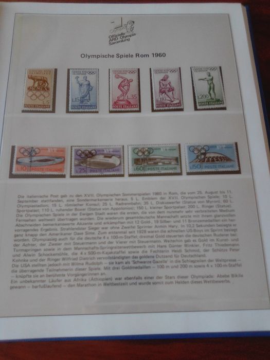 Offiziele ARD-olympia sammlung