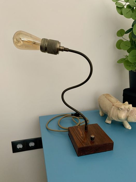 Винтидж настолна рампа с подвижно рамо, димираща