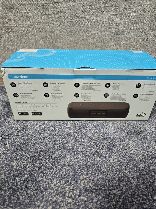 Запечатанная колонка Anker Soundcore Motion+ 30Вт,на уровне JbL Flip 6